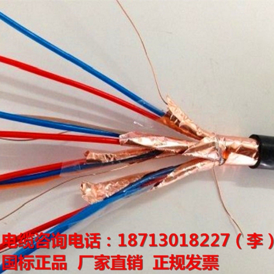 耐高温计算机电缆ZR-DJYVPR10×3×0.75