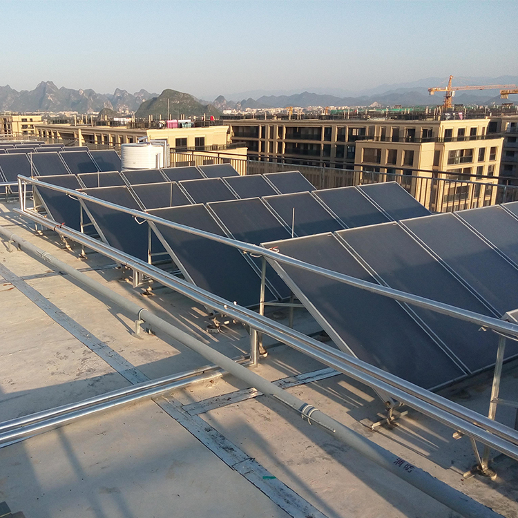 桂林商用平板太阳能热水系统实地勘察设计,价格实惠
