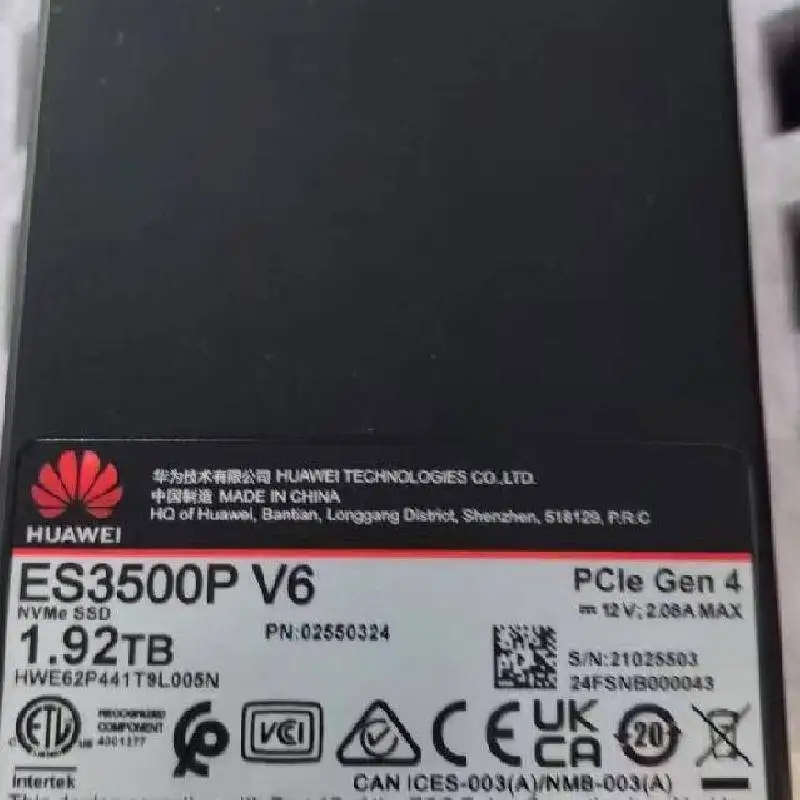 02550324 ES3500P V6 1.92TB NVMe SSD Gen4 固态硬盘
