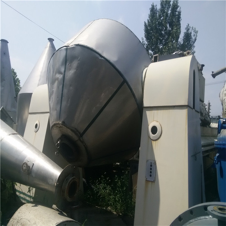 湖北荆州畅乐机械设备二手2000型不锈钢双锥干燥机常年供应