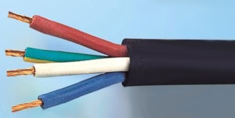 防水电缆2*2.5JHS防水橡套电缆