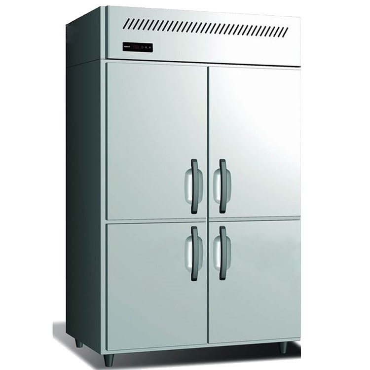松下四门单温冷藏冰箱SRR-1581NC直冷保鲜柜不锈钢四门冰箱大容量