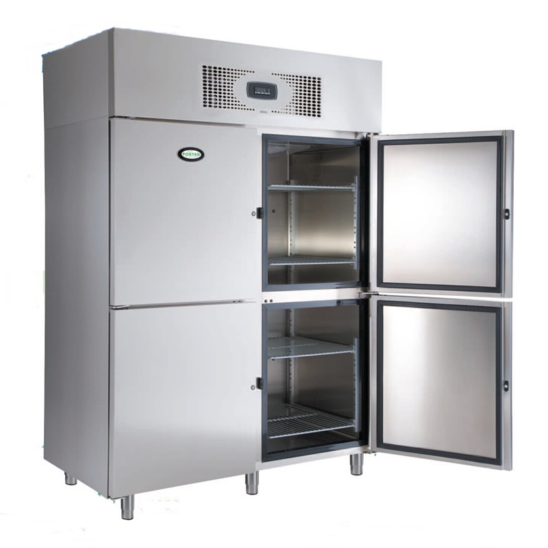 FOSTER四门低温雪柜F1350L风冷冷冻四门冰箱不锈钢商用厨房冰柜
