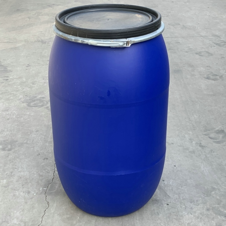 山东生产200升塑料桶广口200L法兰桶 新利塑业