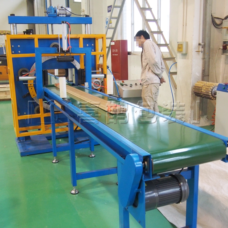 厂家定制 钢管缠绕膜打包机 包装紧凑  防锈防蚀