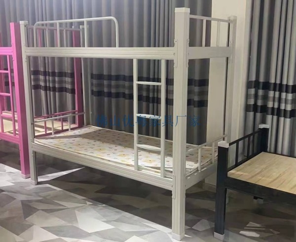 广州市学校铁床生产厂家学生公寓床铁架床-宿舍家具工厂直销
