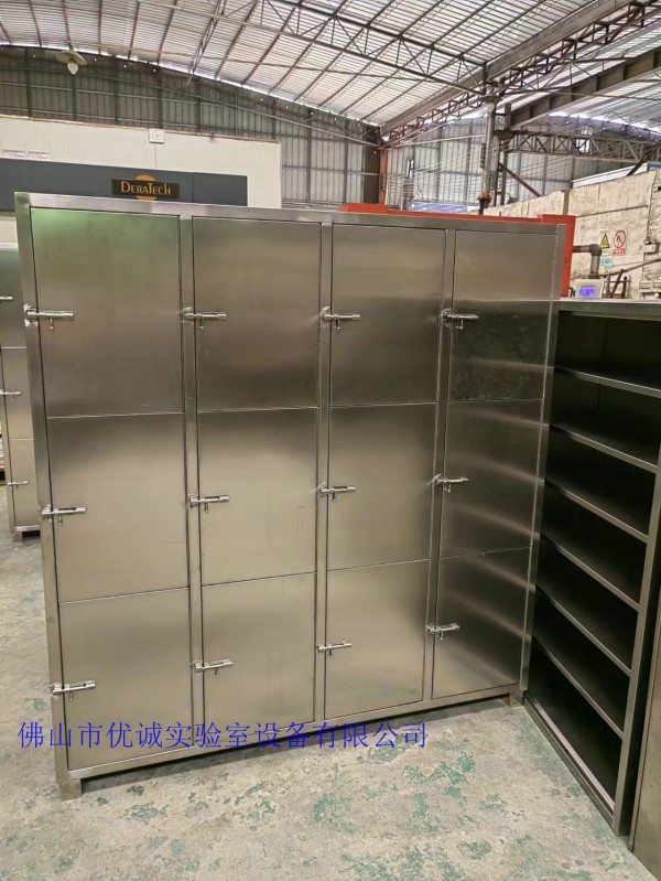 广州304不锈钢中药柜60斗钢制铁皮中药柜组装不锈钢医用药柜厂家
