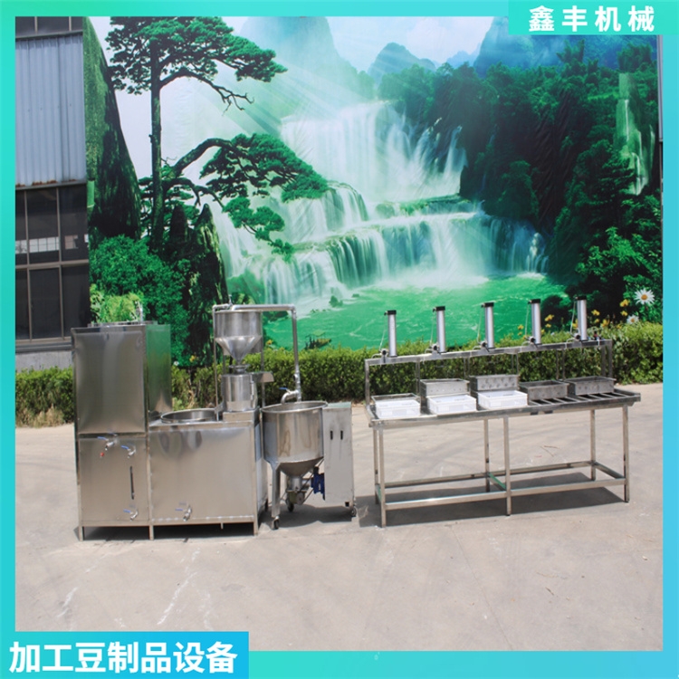 全自动豆腐机 日产4-6吨大型豆腐设备 做豆制品的机器生产厂家