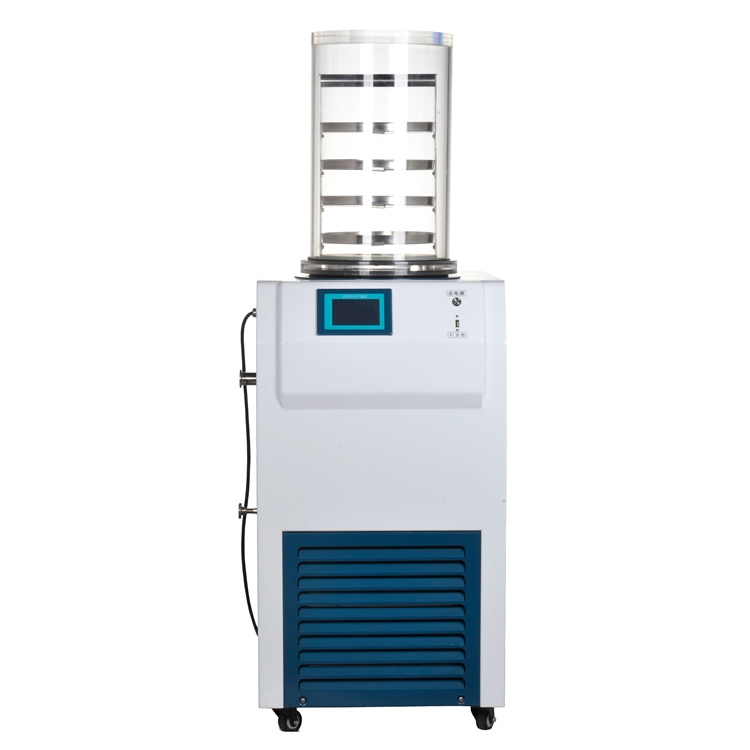 丝素蛋白制备LGJ-12低温真空冷冻干燥机配泵