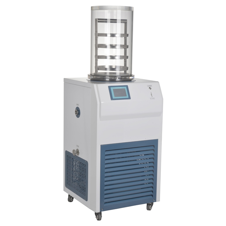 真空冷冻干燥机LGJ-12立式小试冻干机可预冻
