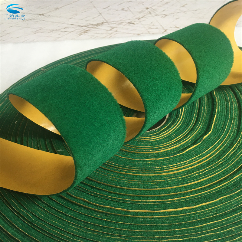 上海绿绒布厂家绿绒包辊带 绿绒糙面带 绿绒防滑带