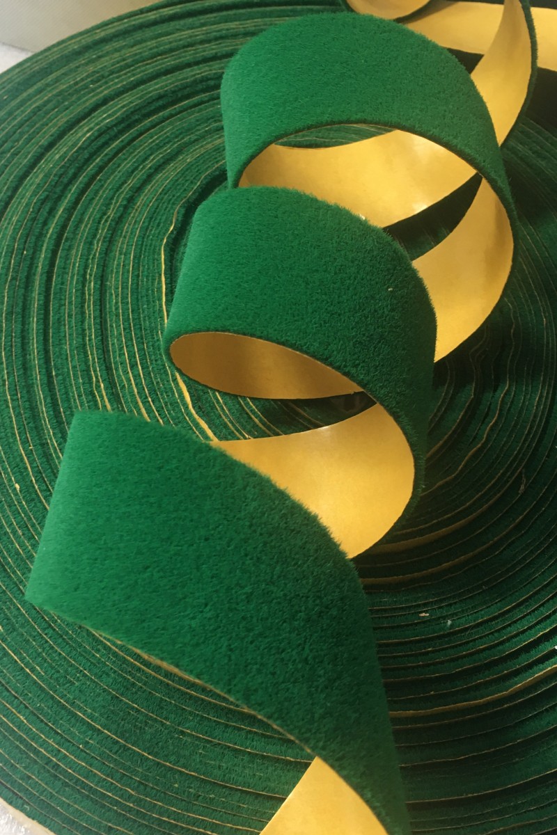5厘米绿绒包辊带防滑带又名糙面皮粒面皮包布胶刺皮