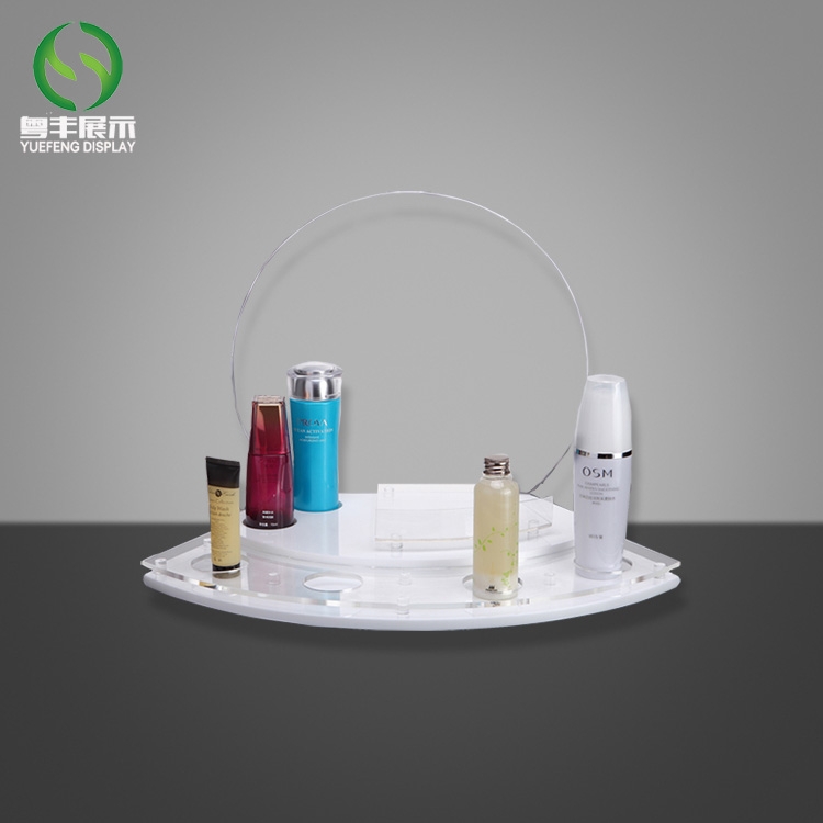 厂家定制亚克力彩妆系列化妆品展示架 多功能有机玻璃道具展台