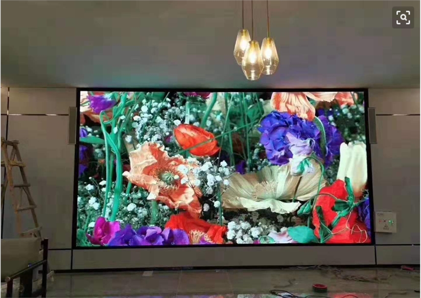 150寸室内P1.86超清LED显示屏的尺寸和价格设计方案