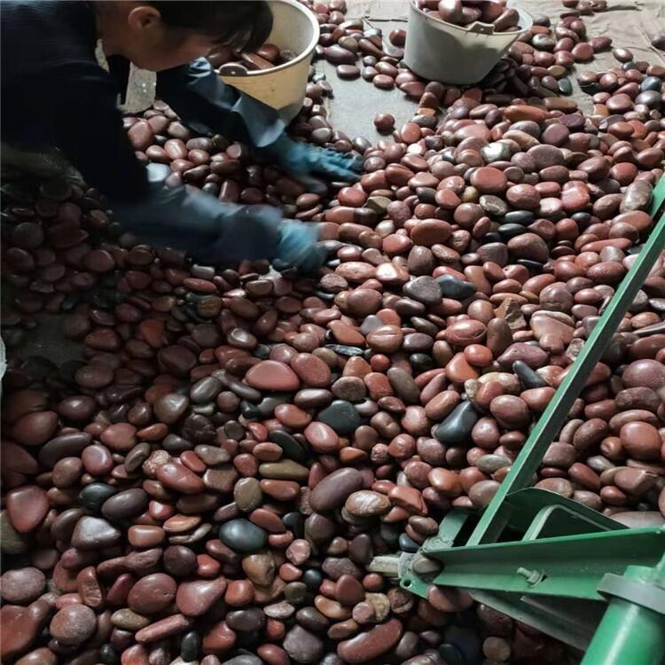 鸡西市2-4mm鹅卵石滤料 变电站鹅卵石商家 荣茂