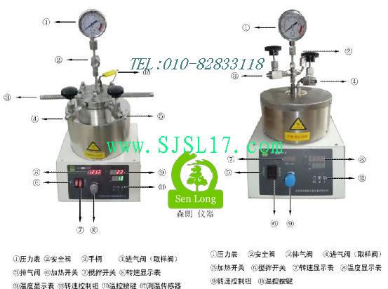 宁夏SLM500微型高压反应釜，宁夏SLM500微型反应器